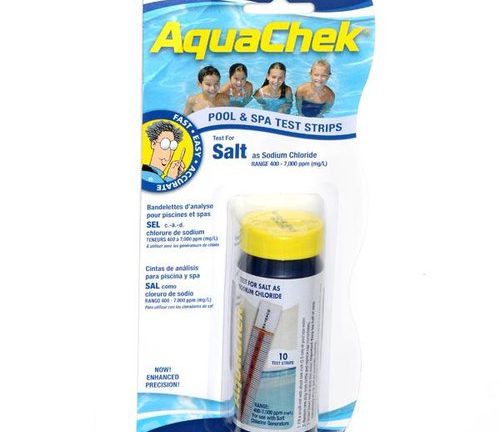 Test kit en Tiras para niveles de Sal Aquachek